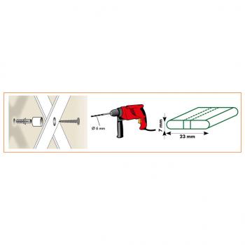 Nature Garten-Rankgitter 50x150 cm PVC Grün 6040702