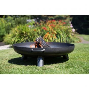ARDEBO.de - RedFire Feuerschale Salo Schwarz Stahl 80 cm 81020