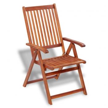 Gartenstühle 2 Stk. Klappbar Akazie Massivholz Braun