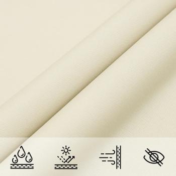 Sonnensegel Oxford-Gewebe Dreieckig 5x5x5 m Creme 