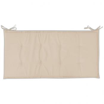Gartenbank-Auflage Creme 100x50x3 cm Oxford-Gewebe