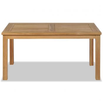 Couchtisch 90x50x45 cm Massivholz Teak