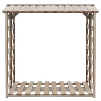 Brennholz-Lagerschuppen 150x90x176 cm Kiefernholz Imprägniert