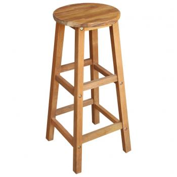 Barhocker 2 Stk. Massivholz Akazie 