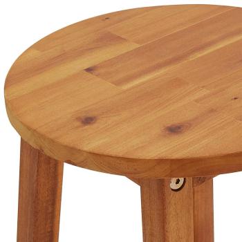 Barhocker 2 Stk. Massivholz Akazie 