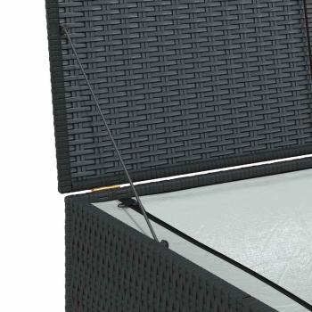 Garden-Auflagenbox Schwarz 150x100x100 cm Poly Rattan