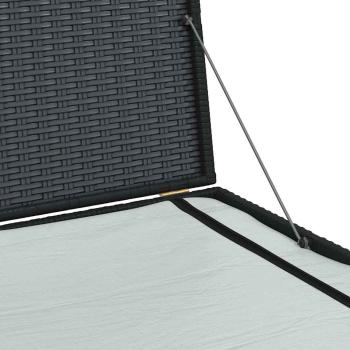 Garden-Auflagenbox Schwarz 150x100x100 cm Poly Rattan