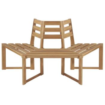 ARDEBO.de - Baumbank Halb-Hexagonal 160 cm Massivholz Akazie