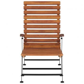 Outdoor Liegestuhl Akazienholz Massiv