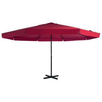 ARDEBO.de - Sonnenschirm mit Aluminium-Mast 500 cm Bordeauxrot 