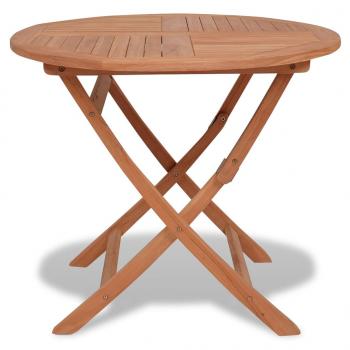 ARDEBO.de - Gartentisch Klappbar 85x76 cm Massivholz Teak