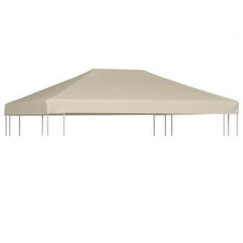 ARDEBO.de - Pavillondach 310 g/m² 4×3 m Beige 
