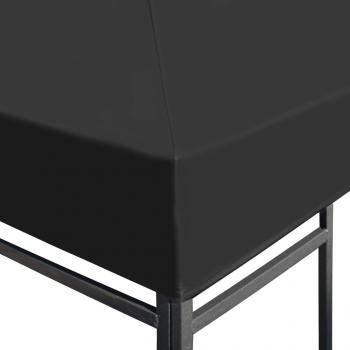Pavillondach 310 g/m² 4x3 m Grau