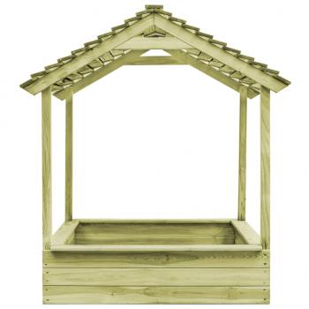 Spielhaus für den Garten mit Sandkasten 128x120x145 Kiefernholz