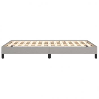 Bettgestell Hellgrau 120x200 cm Stoff