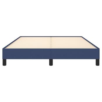 Bettgestell Blau 140x200 cm Stoff