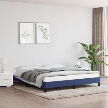ARDEBO.de - Bettgestell Blau 160x200 cm Stoff
