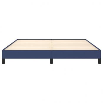 Bettgestell Blau 160x200 cm Stoff