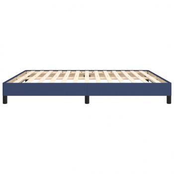 Bettgestell Blau 160x200 cm Stoff