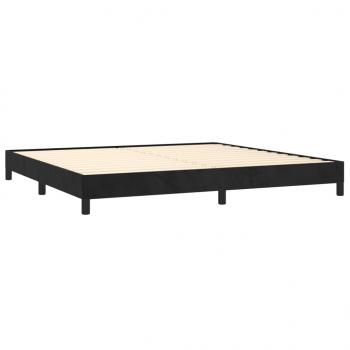 Bettgestell Schwarz 200x200 cm Samt