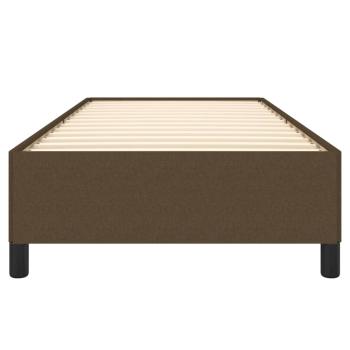 Bettgestell Dunkelbraun 80x200 cm Stoff