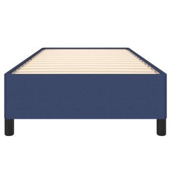 Bettgestell Blau 90x190 cm Stoff