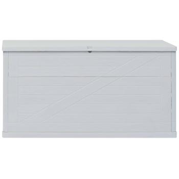 Garten-Aufbewahrungsbox 420 L Hellgrau 