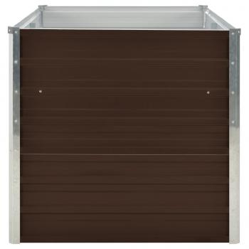 Hochbeet Braun 160 x 80 x 77 cm Verzinkter Stahl