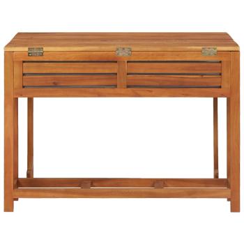 Gartentisch mit Hochbeet und 2 Stühlen Massivholz Akazie