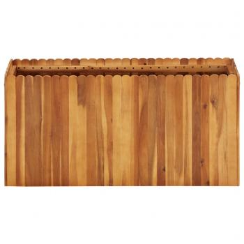 Garten-Hochbeet 100 x 30 x 50 cm Massivholz Akazie