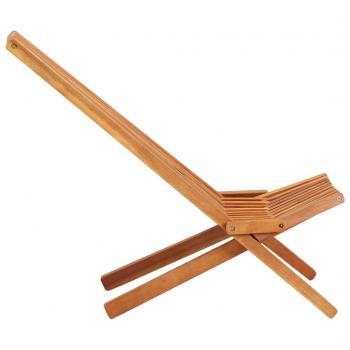 ARDEBO.de - Garten-Liegestuhl Klappbar Massivholz Akazie