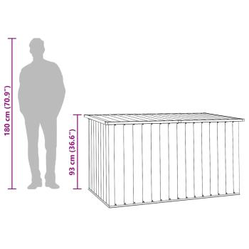 Gartenbox Grün 171x99x93 cm