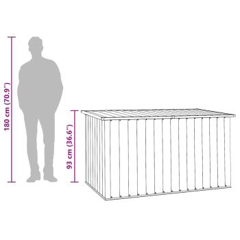 Gartenbox Grau 171x99x93 cm