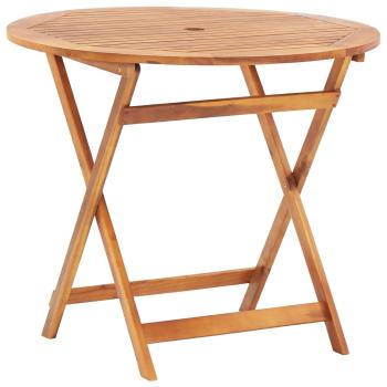 Gartentisch Klappbar 90x75 cm Massivholz Akazie