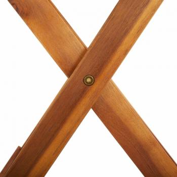 Gartentisch Klappbar 90x75 cm Massivholz Akazie