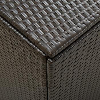 Gartenbox Poly Rattan 180x90x70 cm Braun