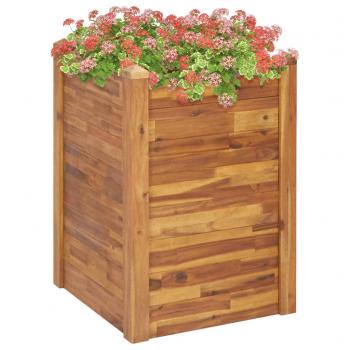 ARDEBO.de - Garten-Hochbeet 60 x 60 x 84 cm Massivholz Akazie