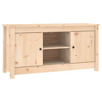 TV-Schrank 103x36,5x52 cm Massivholz Kiefer