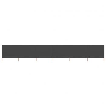 ARDEBO.de - 6-teiliges Windschutzgewebe 800 x 120 cm Anthrazit