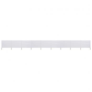 ARDEBO.de - 9-teiliges Windschutzgewebe 1200 x 160 cm Sandweiß