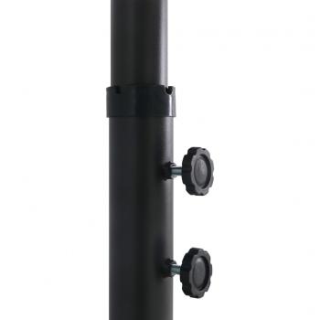 Sonnenschirm mit Aluminium-Mast 460x270 cm Blau