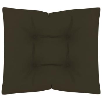 ARDEBO.de - Palettenkissen 3-tlg. Taupe Stoff