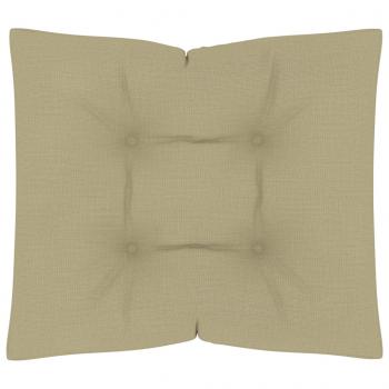 Palettenkissen 3-tlg. Creme Stoff