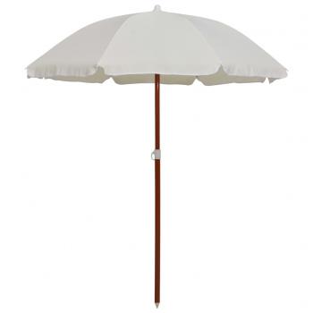 ARDEBO.de - Sonnenschirm mit Stahlmast 180 cm Sandfarben