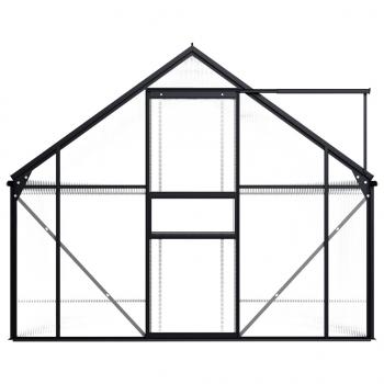 Gewächshaus Anthrazit Aluminium 5,89 m²