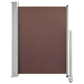 Ausziehbare Seitenmarkise 100x300 cm Braun 