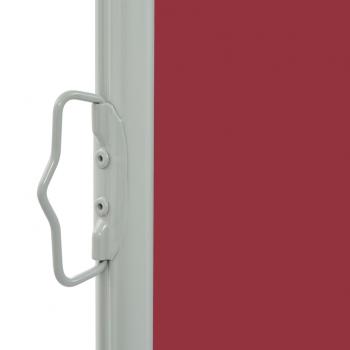 Ausziehbare Seitenmarkise 60×300 cm Rot