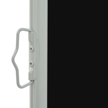 Ausziehbare Seitenmarkise 80×300 cm Schwarz