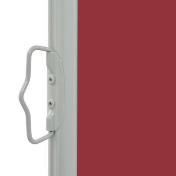 Ausziehbare Seitenmarkise 80×300 cm Rot