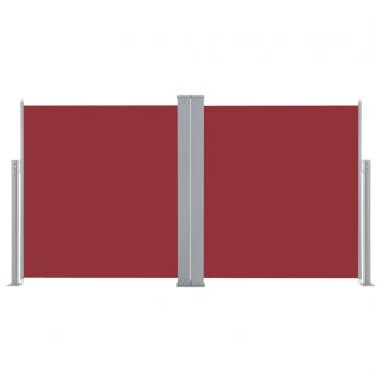 Ausziehbare Seitenmarkise 170 x 600 cm Rot